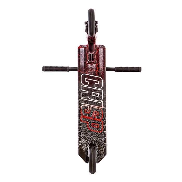 Crisp Ultima 4.8 Scooter - Red & Silver Cracking/Black Crisp Ultima 4.8 Patini - Red & Silver Cracking/Black